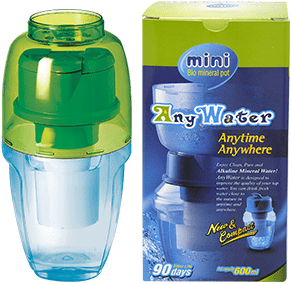 ionizador de agua mineral alcalina portátil, anywater