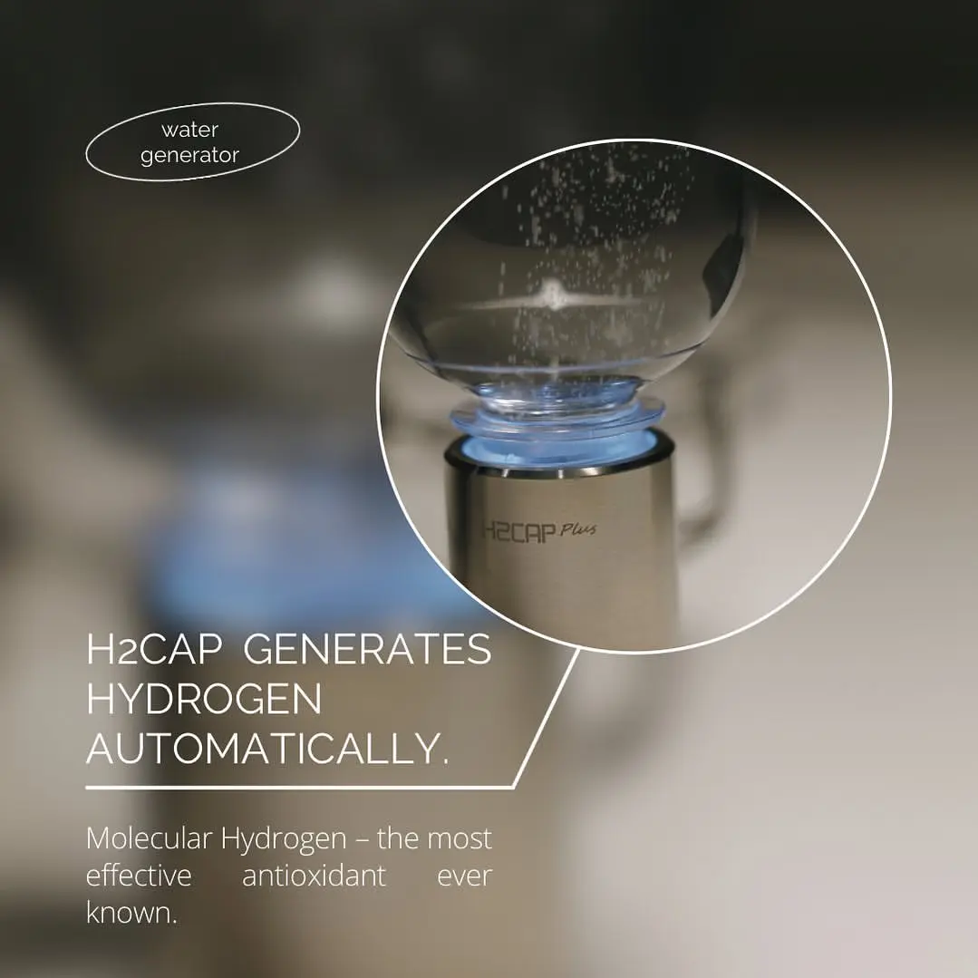 H2CAP PLUS body made of Tritan and food-grade non-toxic silicone