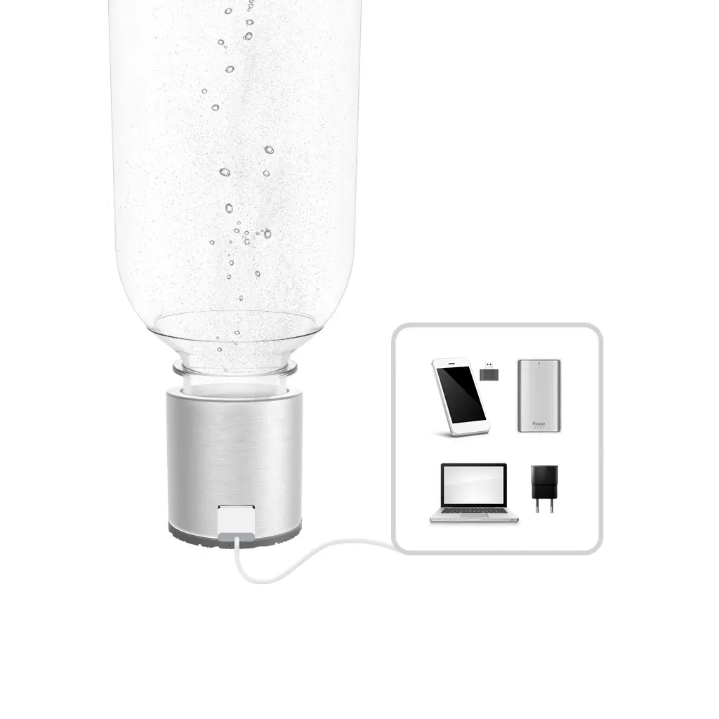H2CAP portable hydrogen water bottle