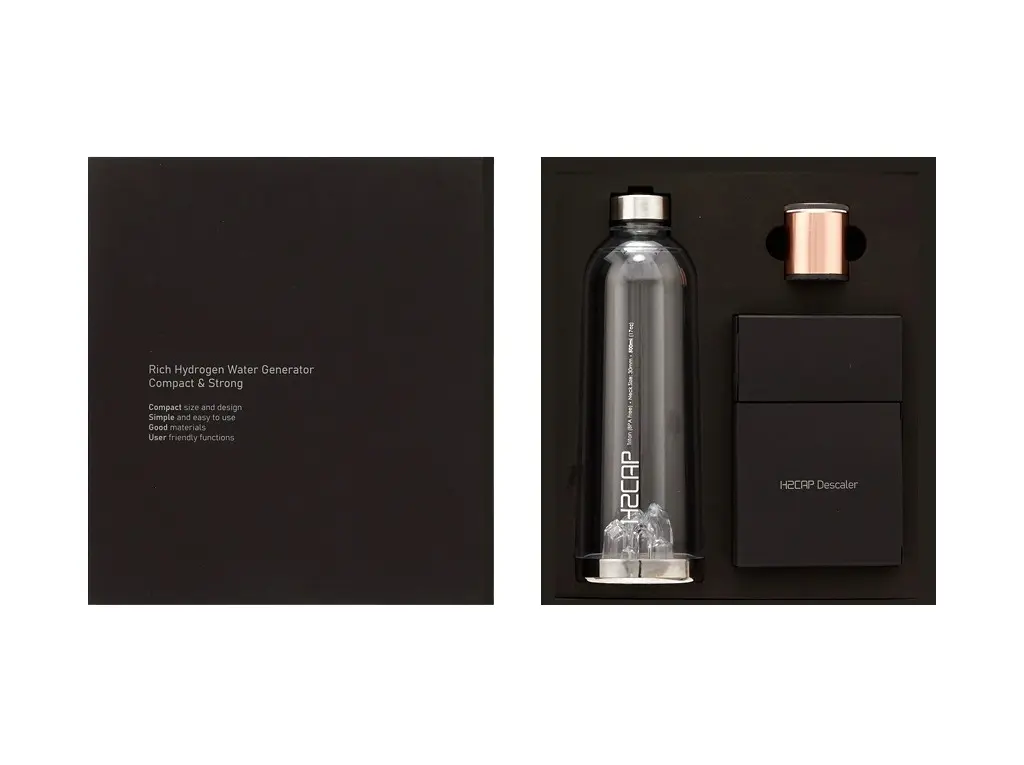 H2CAP PLUS hydrogen water bottle cap — Rose Gold